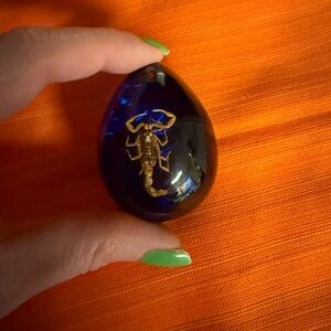 Blue Scorpion Necklace Pendant